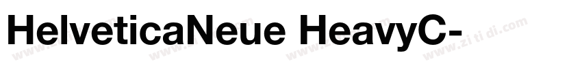 HelveticaNeue HeavyC字体转换